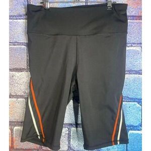 RockWear Women’s Activewear Shorts Legging Black Size 14